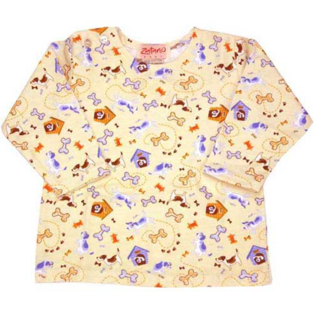 Zutano Good Dog Long Sleeve Tee 6-12 mo NEW